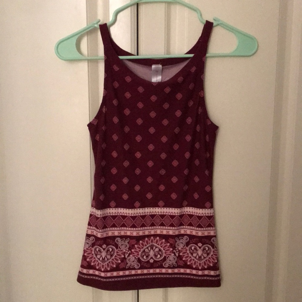 Red tank top great for summer